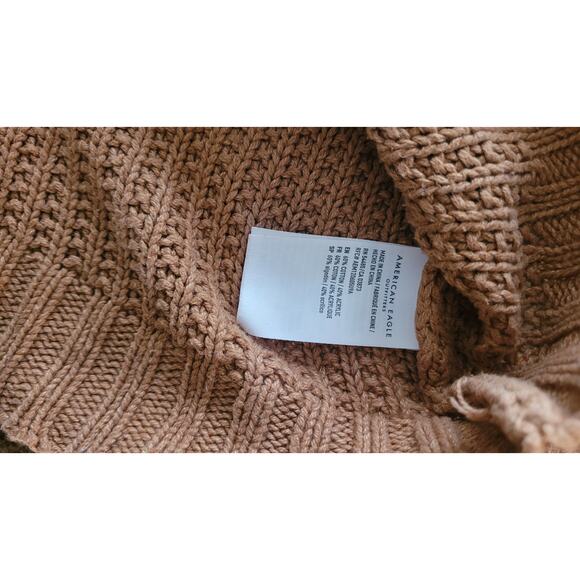American Eagle Brown Knit Sweater Medium - Picture 4 of 4